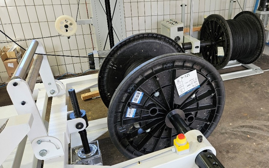 Ablängen von 5000m Kabeltrommeln